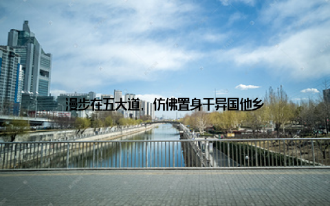 漫步在五大道, 仿佛置身于异国他乡